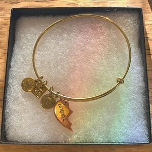 Alex and Ani Gold Charm Bracelet